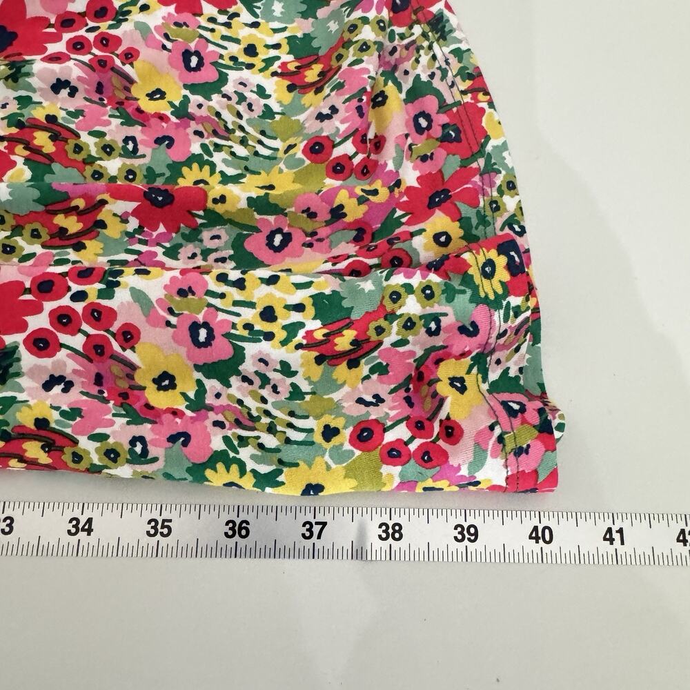 Boden Ditsy Floral Amelie Jersey Dress US 8R Pink Yellow Summer Work Travel Soft - Picture 8 of 11